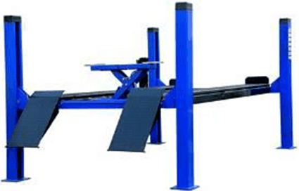 Cầu nâng bốn trụ (kèm bàn xoay) 4 tấn